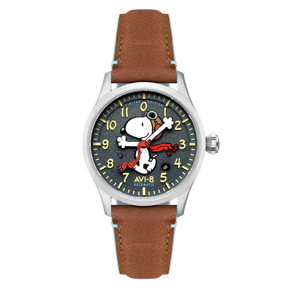 FLYBOY ENGINEER AUTOMATIC PEANUTS SNOOPY FLYING ACE LIMITED EDITION AV-4133-03 Otomatik (Seiko NH35 Mekanizmalı) Erkek Kol Saati