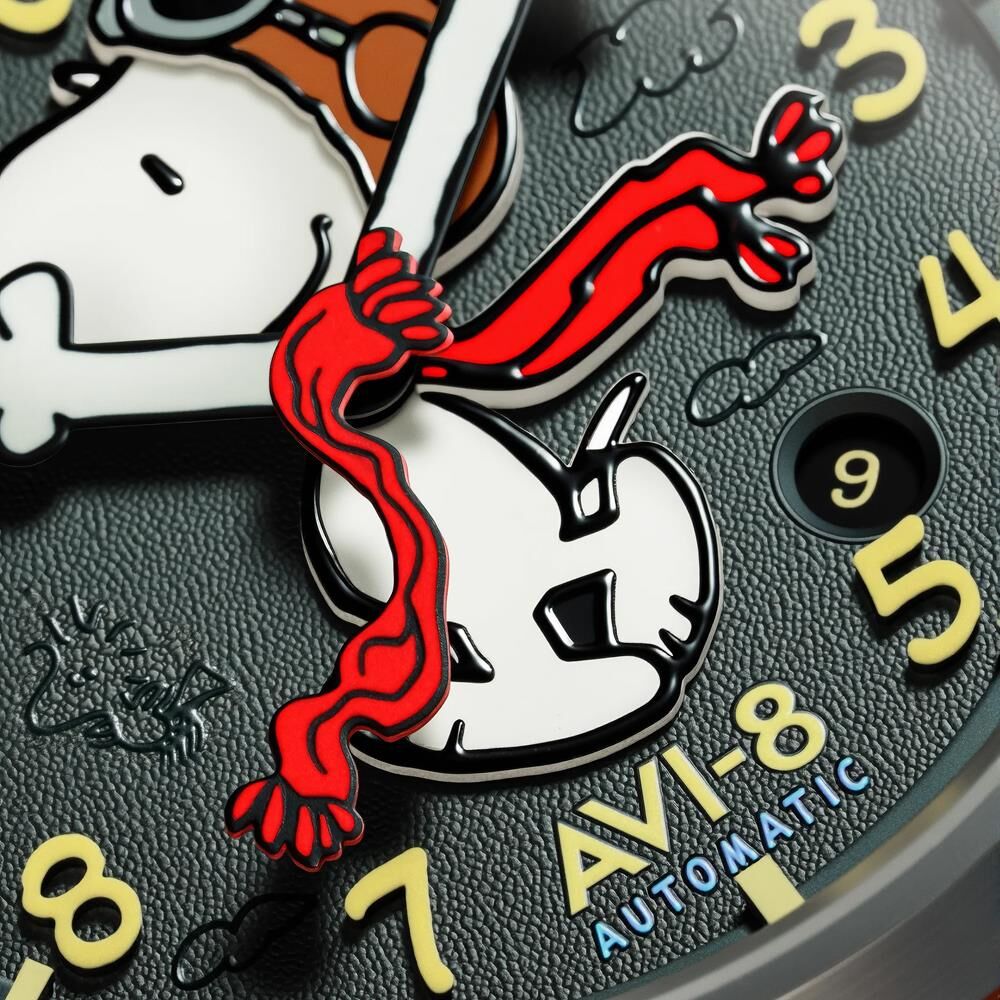 FLYBOY ENGINEER AUTOMATIC PEANUTS SNOOPY FLYING ACE LIMITED EDITION AV-4133-03 Otomatik (Seiko NH35 Mekanizmalı) Erkek Kol Saati