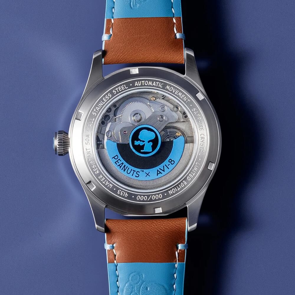 FLYBOY ENGINEER AUTOMATIC PEANUTS SNOOPY FLYING ACE LIMITED EDITION AV-4133-03 Otomatik (Seiko NH35 Mekanizmalı) Erkek Kol Saati