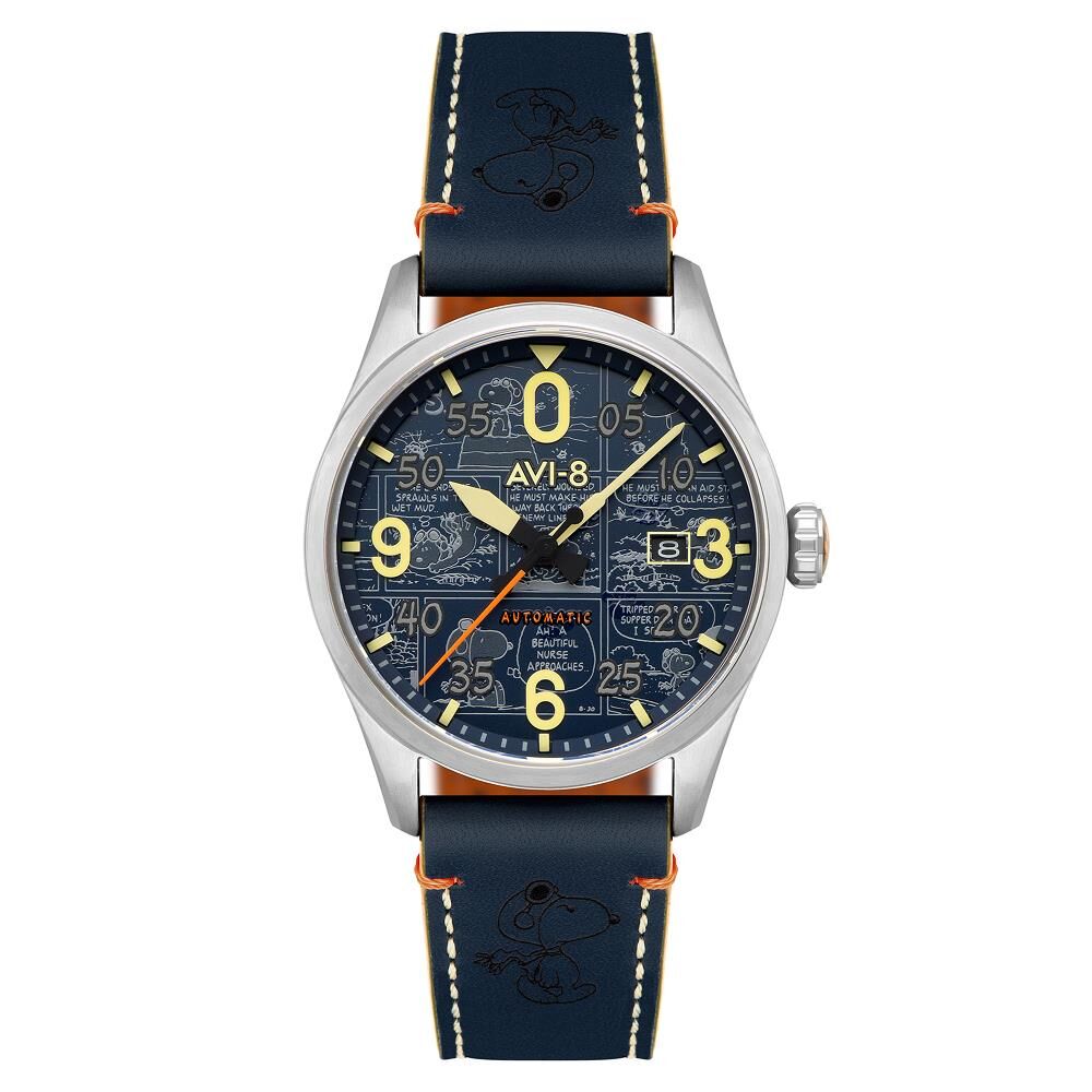 SPITFIRE SMITH PEANUTS SNOOPY FLYING ACE LIMITED EDITION AV-4134-01 Otomatik (Seiko NH35 Mekanizmalı) Erkek Kol Saati