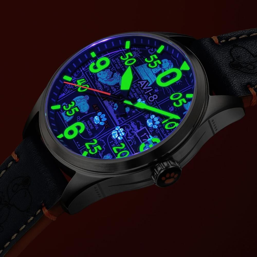 SPITFIRE SMITH PEANUTS SNOOPY FLYING ACE LIMITED EDITION AV-4134-01 Otomatik (Seiko NH35 Mekanizmalı) Erkek Kol Saati