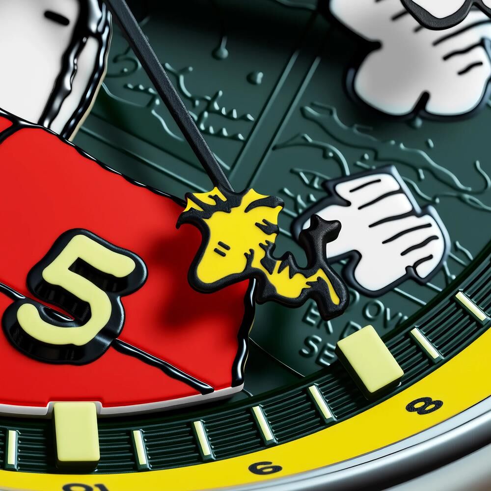 HAWKER HURRICANE KENT GMT AUTOMATIC PEANUTS SNOOPY FLYING ACE LIMITED EDITION AV-4136-04 (Seiko NH34 Mekanizmalı) Erkek Kol Saati