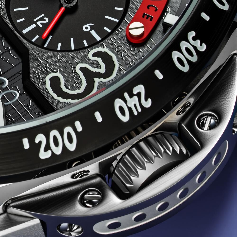 P-51 MUSTANG BLAKESLEE CHRONOGRAPH PEANUTS SNOOPY FLYING ACE LIMITED EDITION AV-4140-01 (Seiko VK68 Mekanizmalı) Erkek Kol Saati