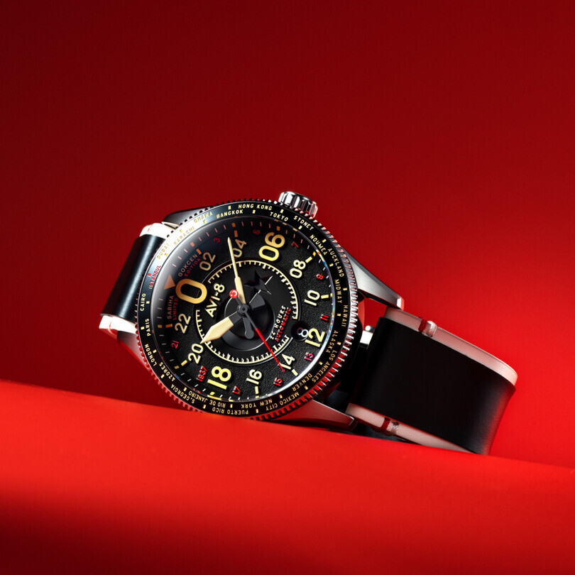 SABİHA GÖKÇEN LIMITED EDITION SPITFIRE Otomatik AV-4144-01 (Özel Modifiyeli Seiko NH34 Mekanizmalı) Erkek Kol Saati - Thumbnail