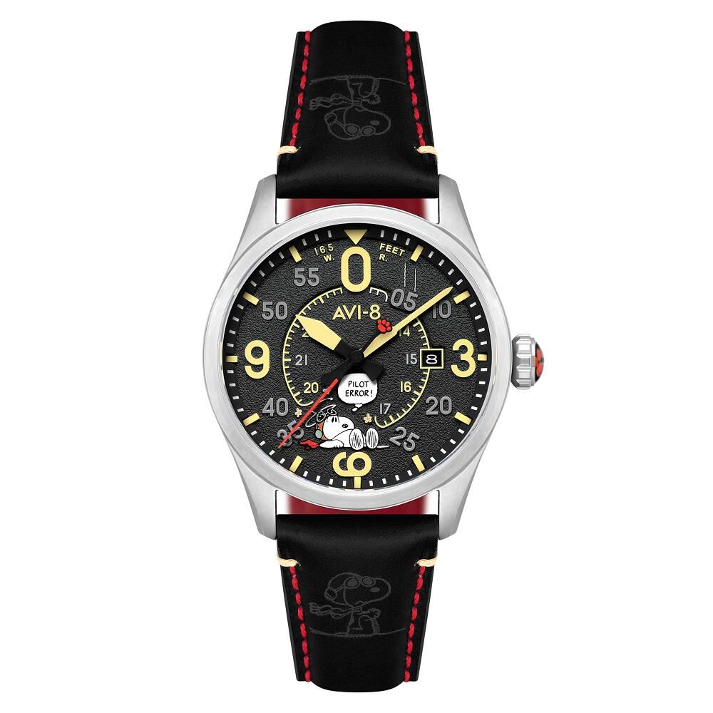 SPITFIRE SMITH SNOOPY PEANUTS FLYING ACE PILOT ERROR LIMITED EDITION AV-4152-01 Otomatik (Citizen Miyota 8215 Mekanizmalı) Erkek Kol Saati
