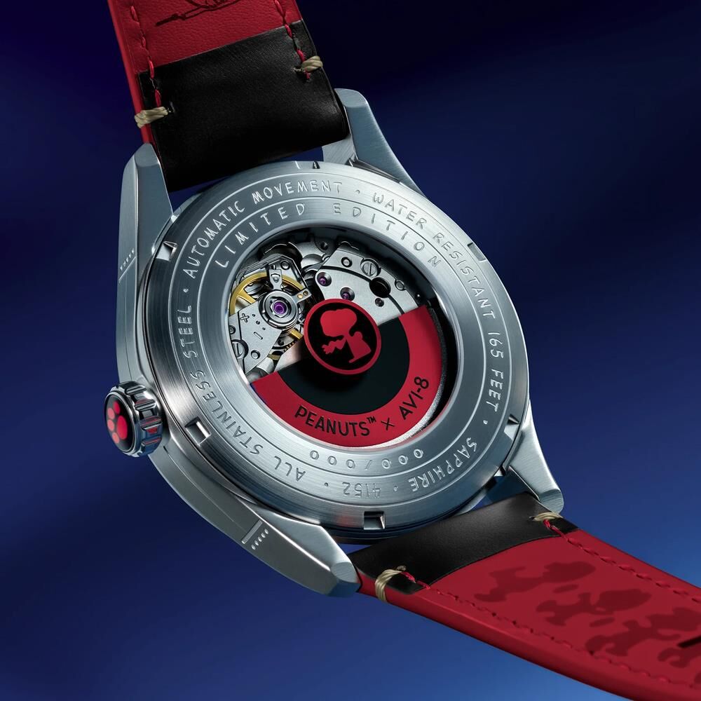SPITFIRE SMITH SNOOPY PEANUTS FLYING ACE PILOT ERROR LIMITED EDITION AV-4152-01 Otomatik (Citizen Miyota 8215 Mekanizmalı) Erkek Kol Saati