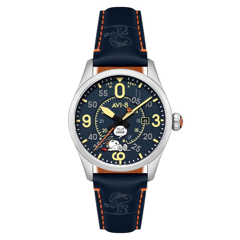 SPITFIRE SMITH SNOOPY PEANUTS FLYING ACE PILOT ERROR LIMITED EDITION AV-4152-02 Otomatik (Citizen Miyota 8215 Mekanizmalı) Erkek Kol Saati