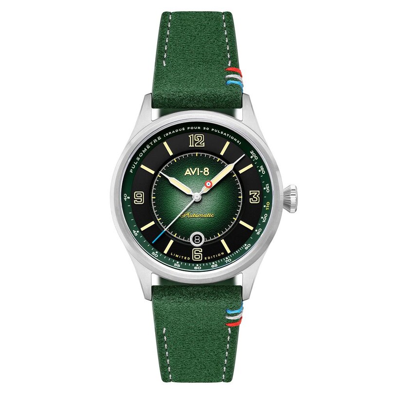 AVI-8 - FLYBOY LAFAYETTE 110TH ANNIVERSARY LIMITED EDITION AV-4153-01 Otomatik (Citizen Miyota 8215 Mekanizmalı) Erkek Kol Saati