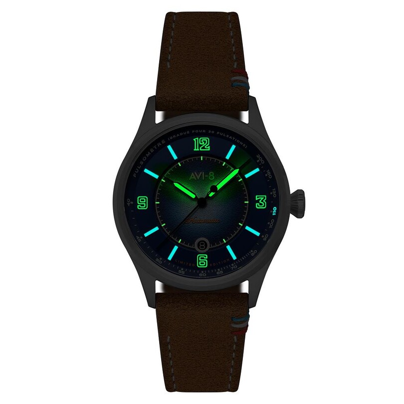 FLYBOY LAFAYETTE 110TH ANNIVERSARY LIMITED EDITION AV-4153-02 Otomatik (Citizen Miyota 8215 Mekanizmalı) Erkek Kol Saati - Thumbnail