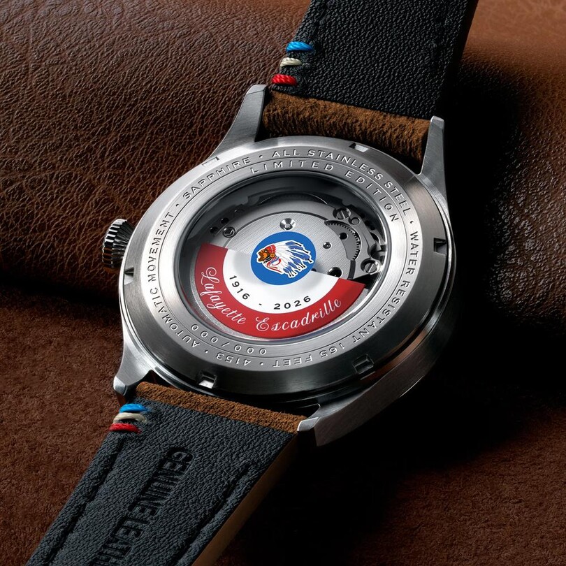 FLYBOY LAFAYETTE 110TH ANNIVERSARY LIMITED EDITION AV-4153-02 Otomatik (Citizen Miyota 8215 Mekanizmalı) Erkek Kol Saati - Thumbnail
