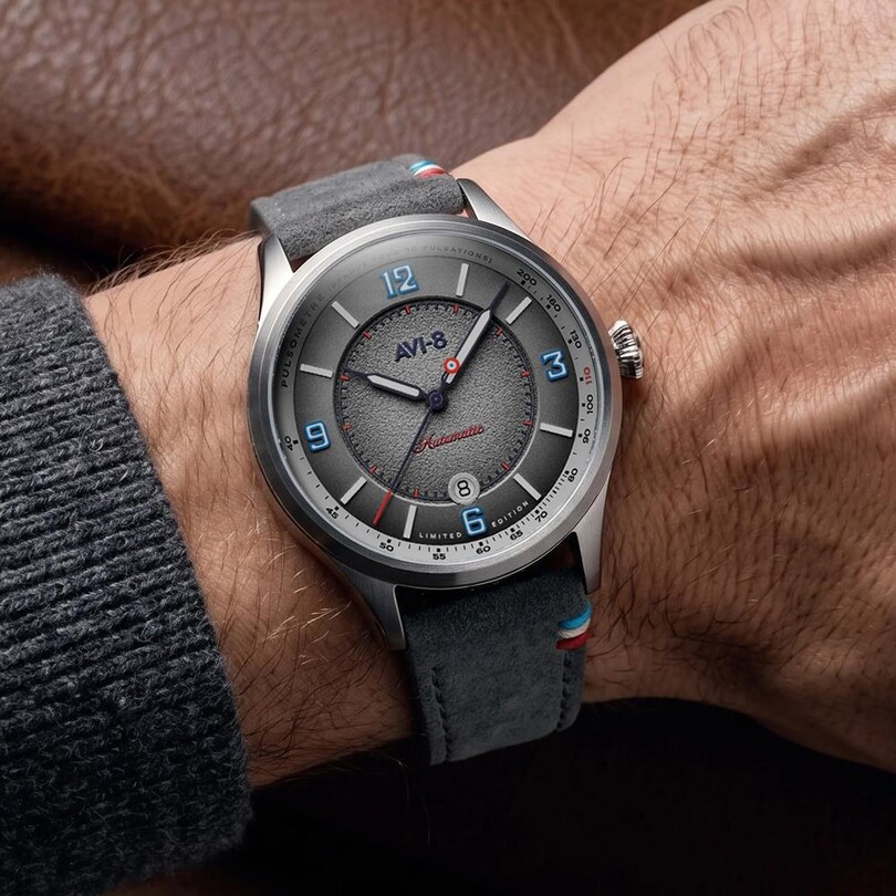 FLYBOY LAFAYETTE 110TH ANNIVERSARY LIMITED EDITION AV-4153-03 Otomatik (Citizen Miyota 8215 Mekanizmalı) Erkek Kol Saati - Thumbnail