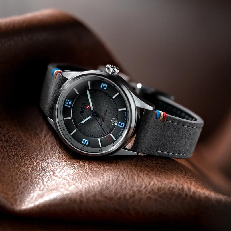 FLYBOY LAFAYETTE 110TH ANNIVERSARY LIMITED EDITION AV-4153-03 Otomatik (Citizen Miyota 8215 Mekanizmalı) Erkek Kol Saati - Thumbnail