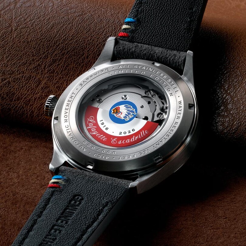 FLYBOY LAFAYETTE 110TH ANNIVERSARY LIMITED EDITION AV-4153-03 Otomatik (Citizen Miyota 8215 Mekanizmalı) Erkek Kol Saati - Thumbnail