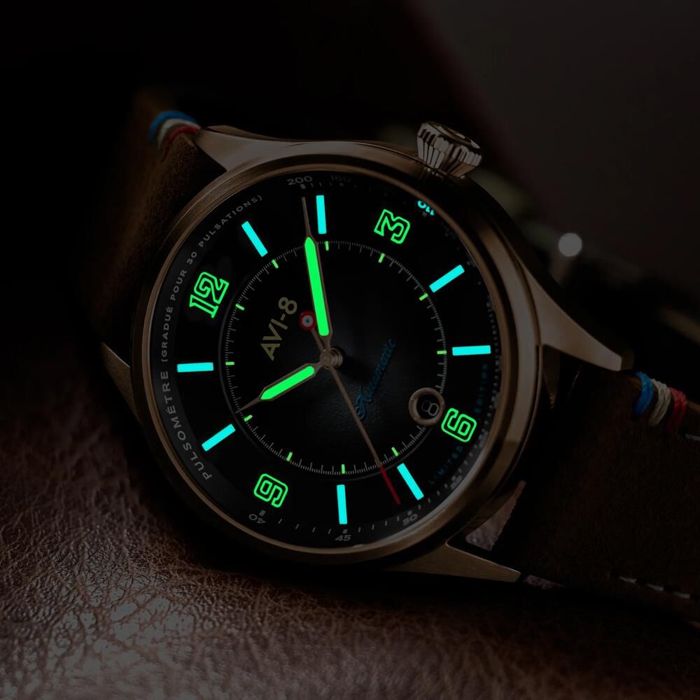 FLYBOY LAFAYETTE 110TH ANNIVERSARY LIMITED EDITION AV-4153-04 Otomatik (Citizen Miyota 8215 Mekanizmalı) Erkek Kol Saati