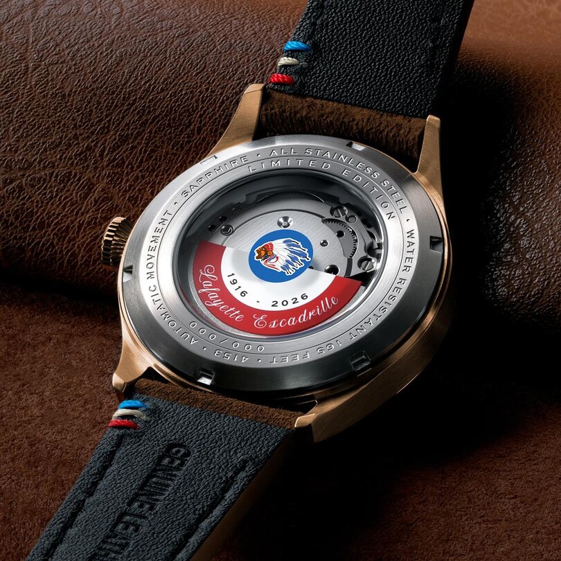 FLYBOY LAFAYETTE 110TH ANNIVERSARY LIMITED EDITION AV-4153-04 Otomatik (Citizen Miyota 8215 Mekanizmalı) Erkek Kol Saati - Thumbnail