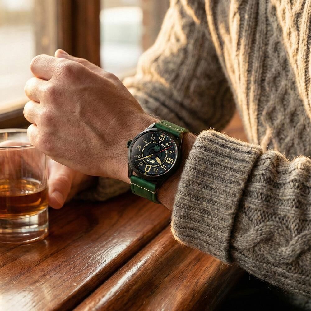 SPITFIRE SMITH 24 HOUR PADDY LIMITED EDITION AV-4154-01 Otomatik (Seiko NH34 Mekanizmalı) Erkek Kol Saati - 5