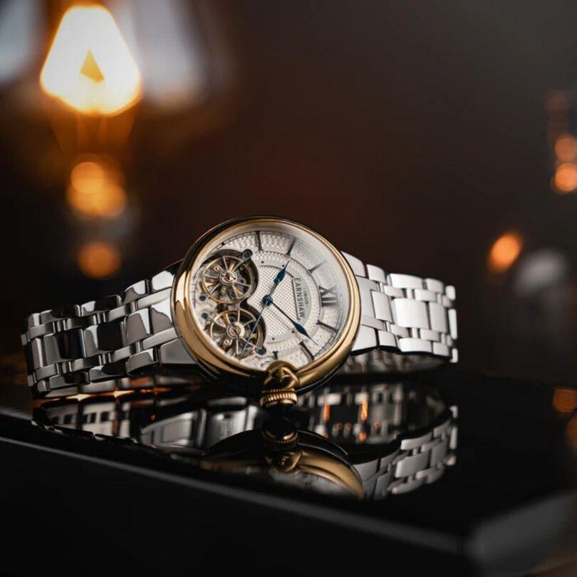 BARALLIER DUAL OPEN HEART ES-8266-44 Otomatik Erkek Kol Saati - Thumbnail