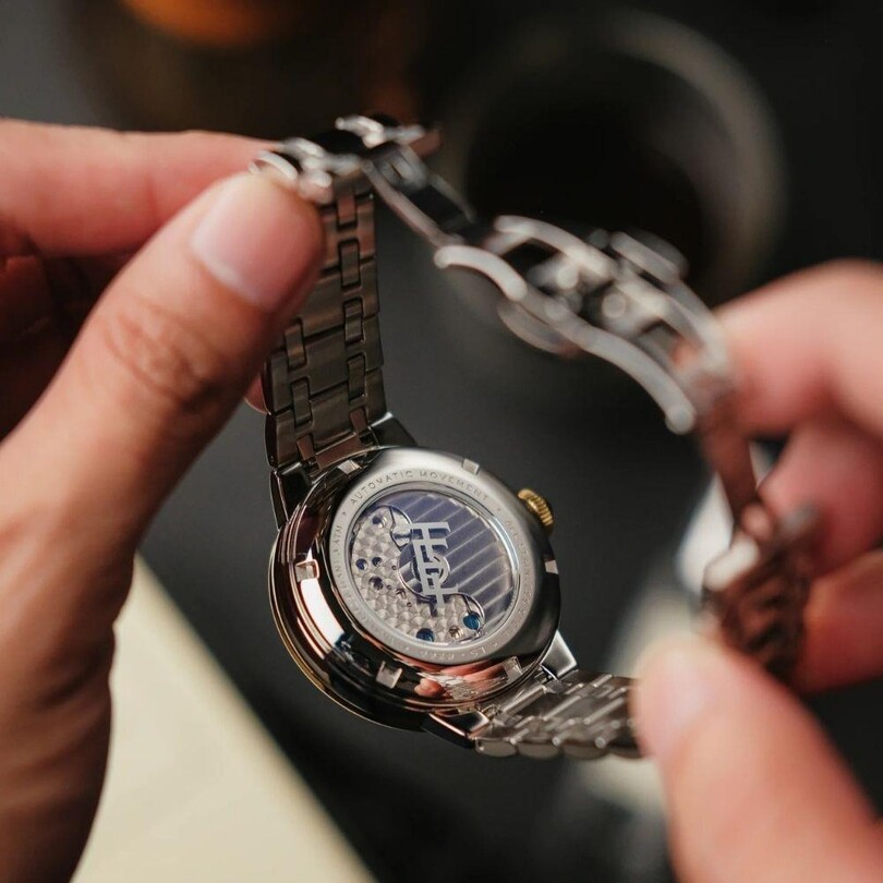 BARALLIER DUAL OPEN HEART ES-8266-44 Otomatik Erkek Kol Saati - Thumbnail