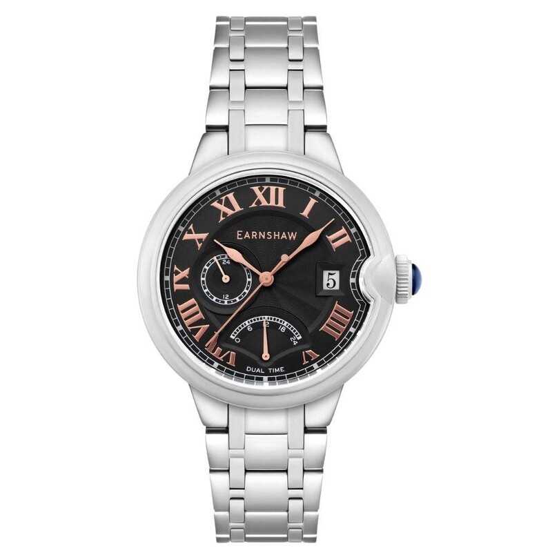 BARALLIER RETROGRADE DUAL TIME ES-8288-33 Erkek Kol Saati - Thumbnail