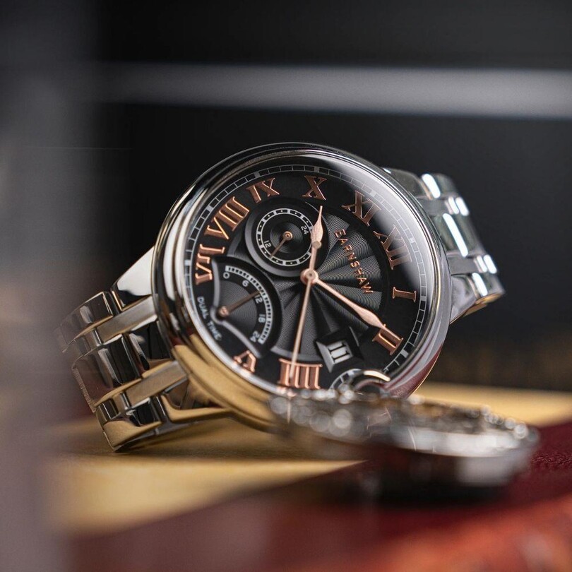 BARALLIER RETROGRADE DUAL TIME ES-8288-33 Erkek Kol Saati - Thumbnail