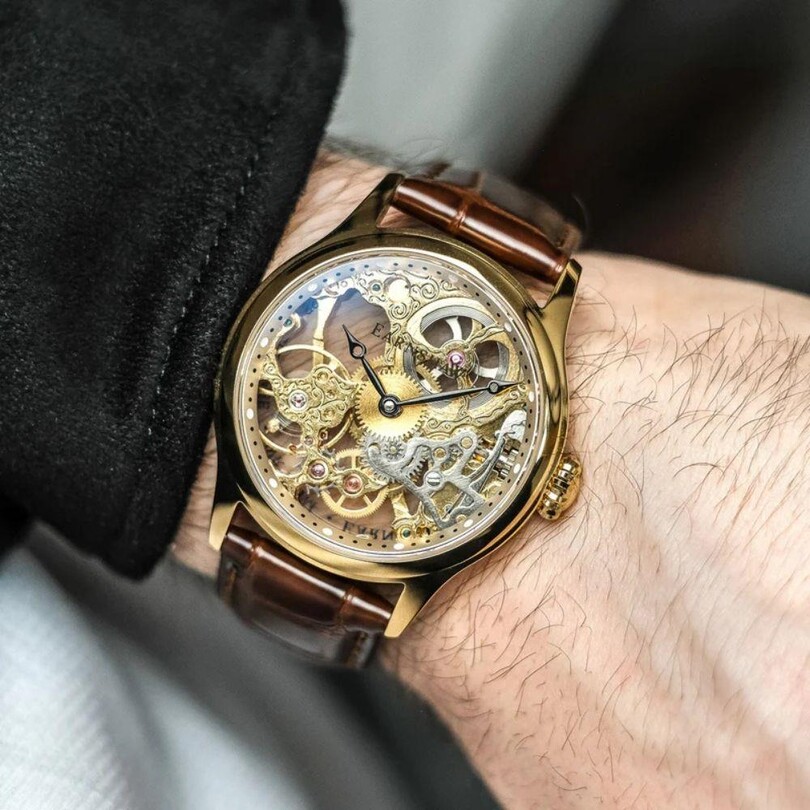 BAUER MECHANICAL SKELETON ES-8049-02 Otomatik Erkek Kol Saati - Thumbnail