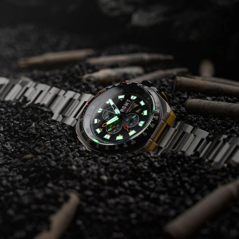 CAPRICORN DUAL TIME CHRONOGRAPH RG-8061-22 Otomatik Erkek Kol Saati - Thumbnail