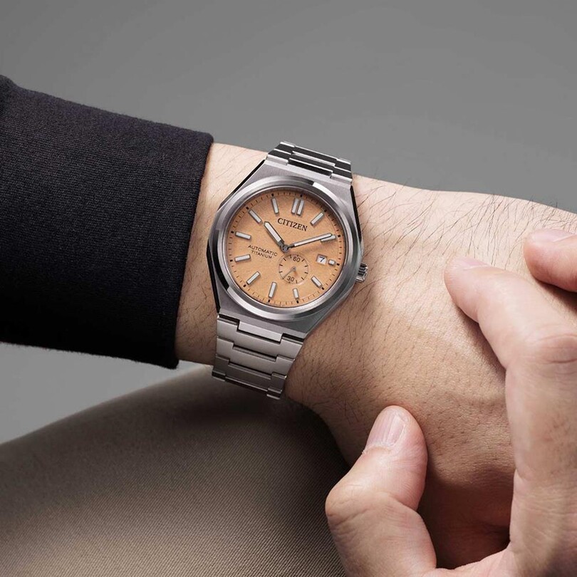 CITIZEN ZENSHIN SUPER TITANIUM SMALL SECONDS NJ0180-80Z Otomatik Kol Saati - Thumbnail