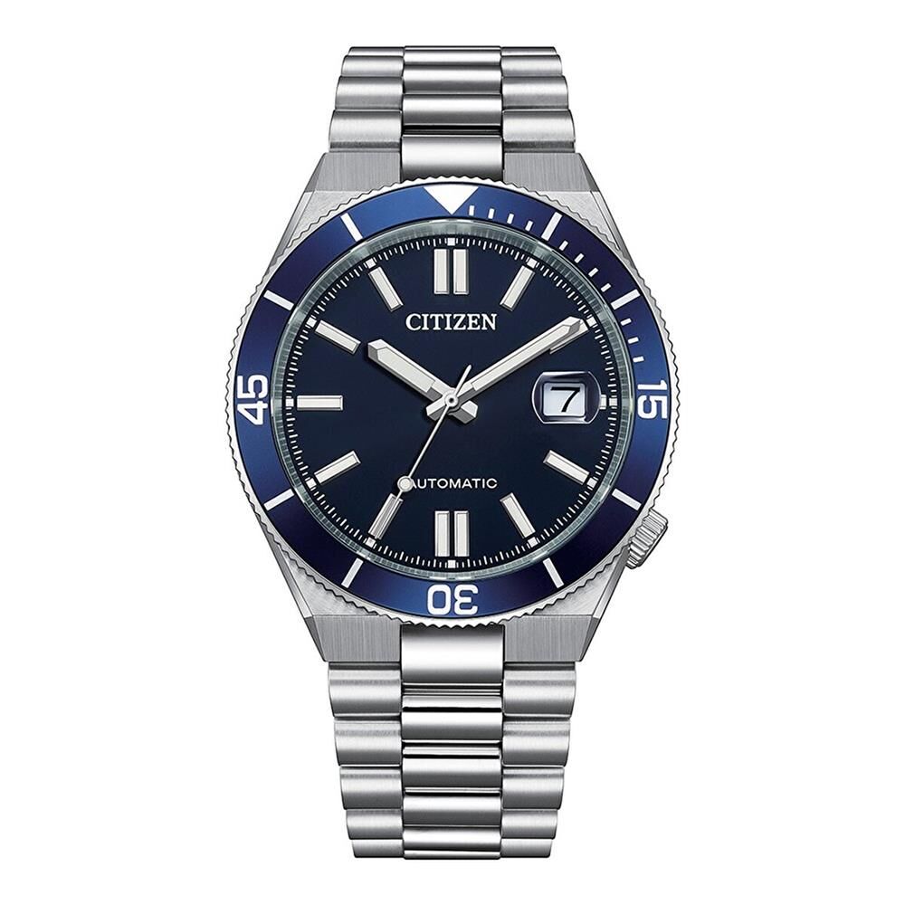 CITIZEN TSUYOSA SHORE NAVY BLUE NJ0230-59L Otomatik Erkek Kol Saati - 1