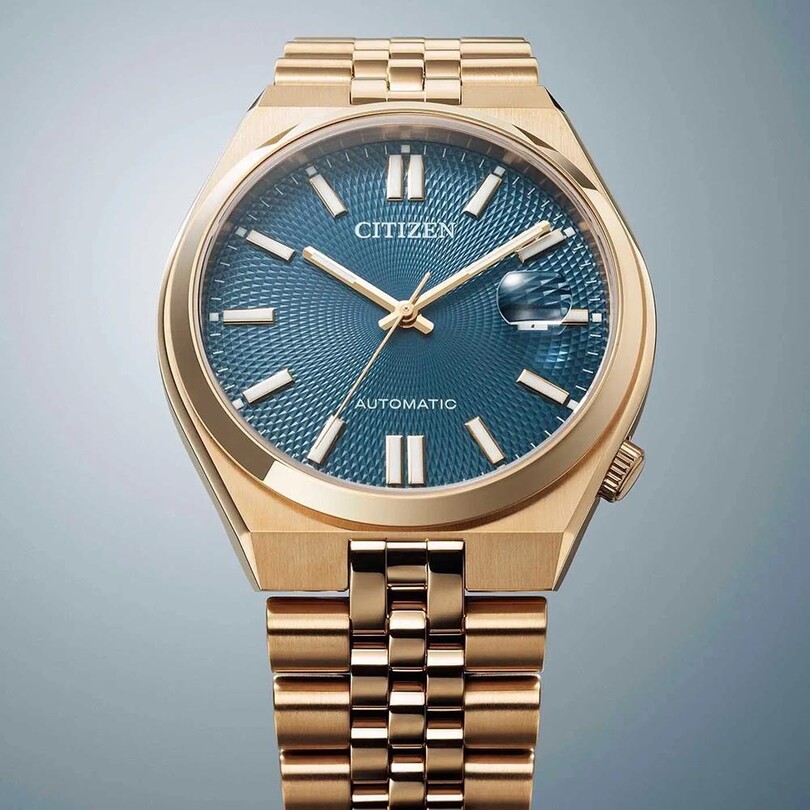 CITIZEN TSUYOSA 60 Rose Gold NK0023-57L Otomatik Erkek Kol Saati - Thumbnail