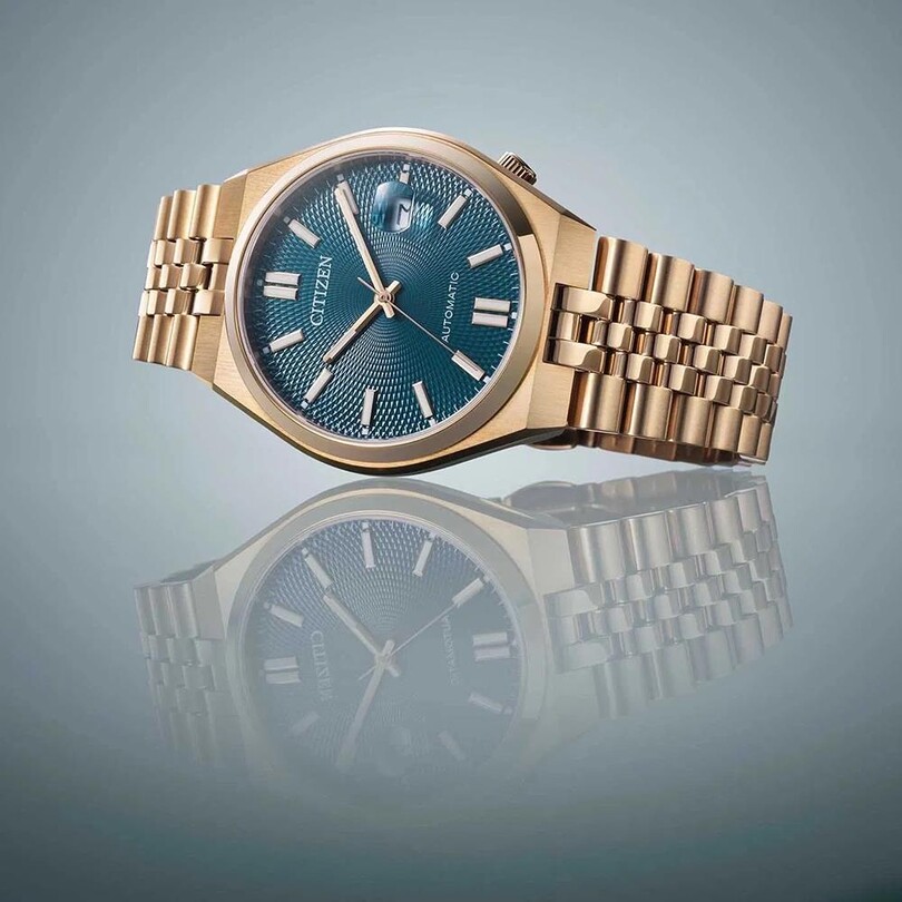 CITIZEN TSUYOSA 60 Rose Gold NK0023-57L Otomatik Erkek Kol Saati - Thumbnail