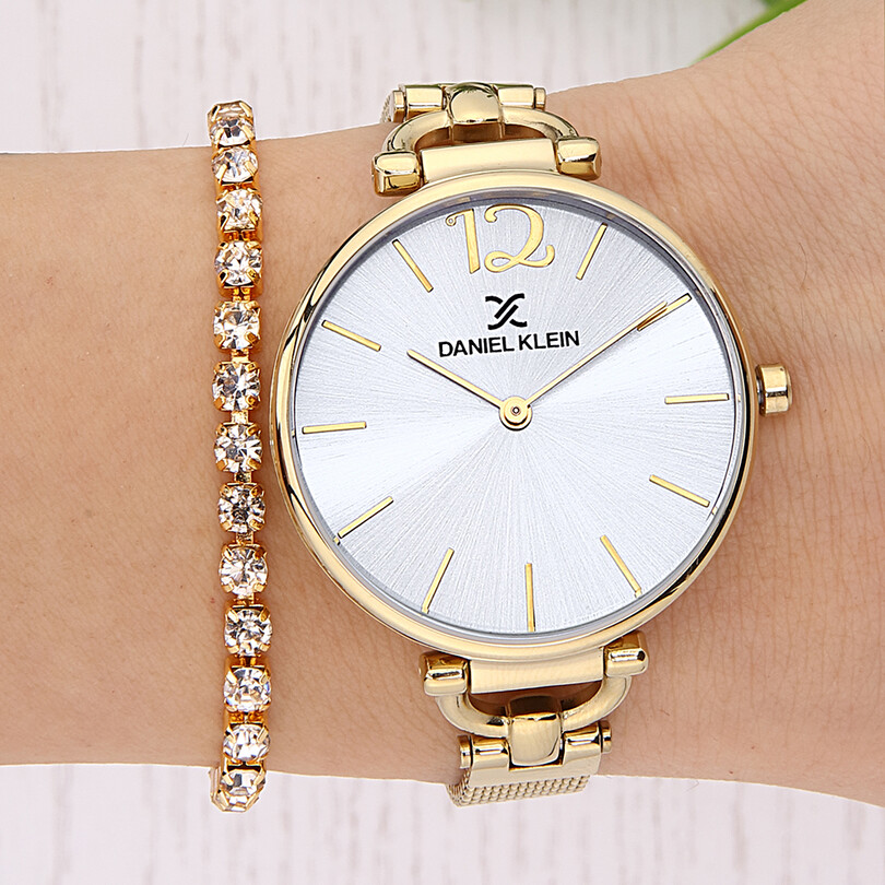 Daniel Klein - DK012860D-02 Bileklik Hediyeli Kadın Kol Saati