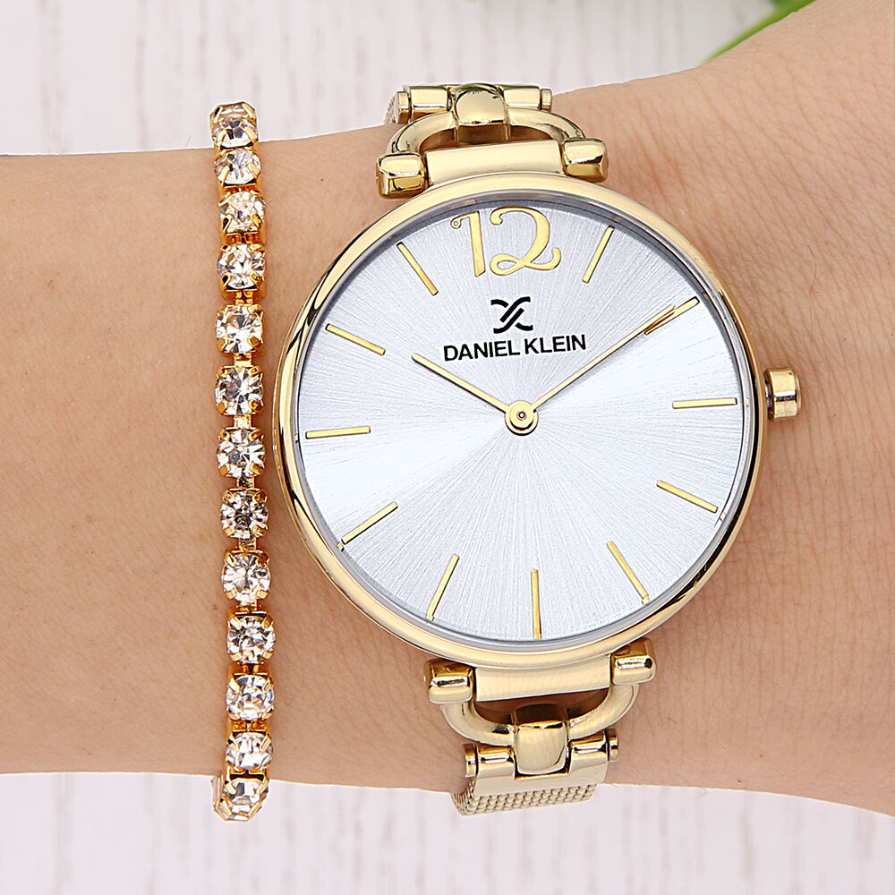 DK012860D-02 Bileklik Hediyeli Kadın Kol Saati