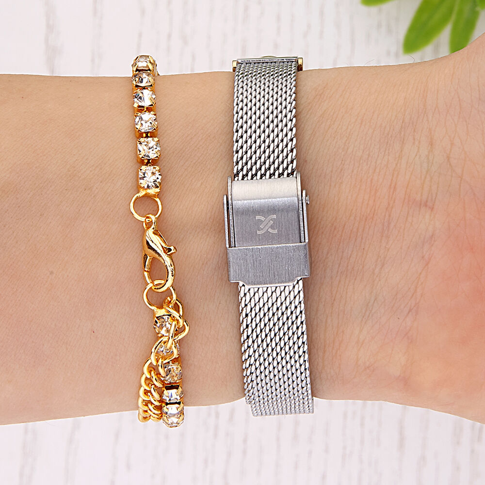 DK012860D-05 Bileklik Hediyeli Kadın Kol Saati