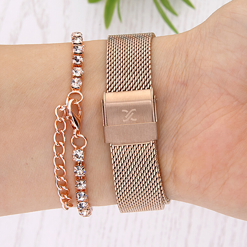 DK.1.12912.2 Bileklik Hediyeli Kadın Kol Saati - Thumbnail