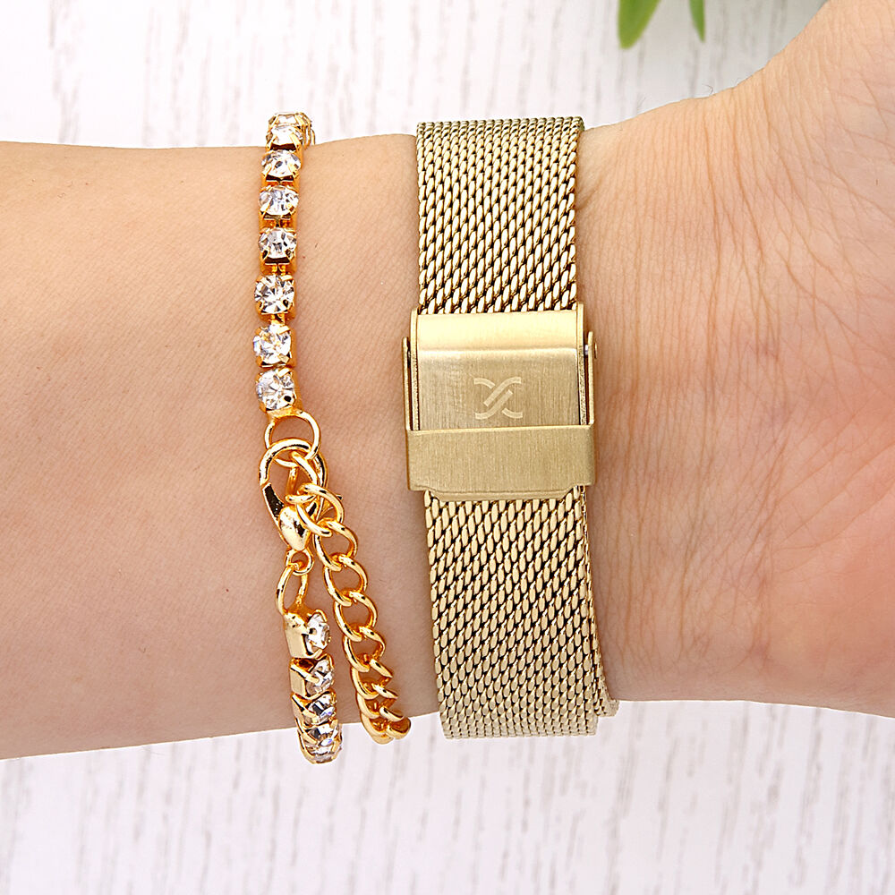 DK.1.12912.3 Bileklik Hediyeli Kadın Kol Saati