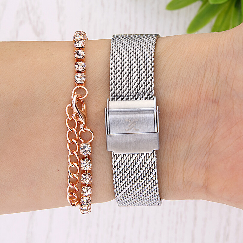 DK.1.12912.4 Bileklik Hediyeli Kadın Kol Saati - Thumbnail