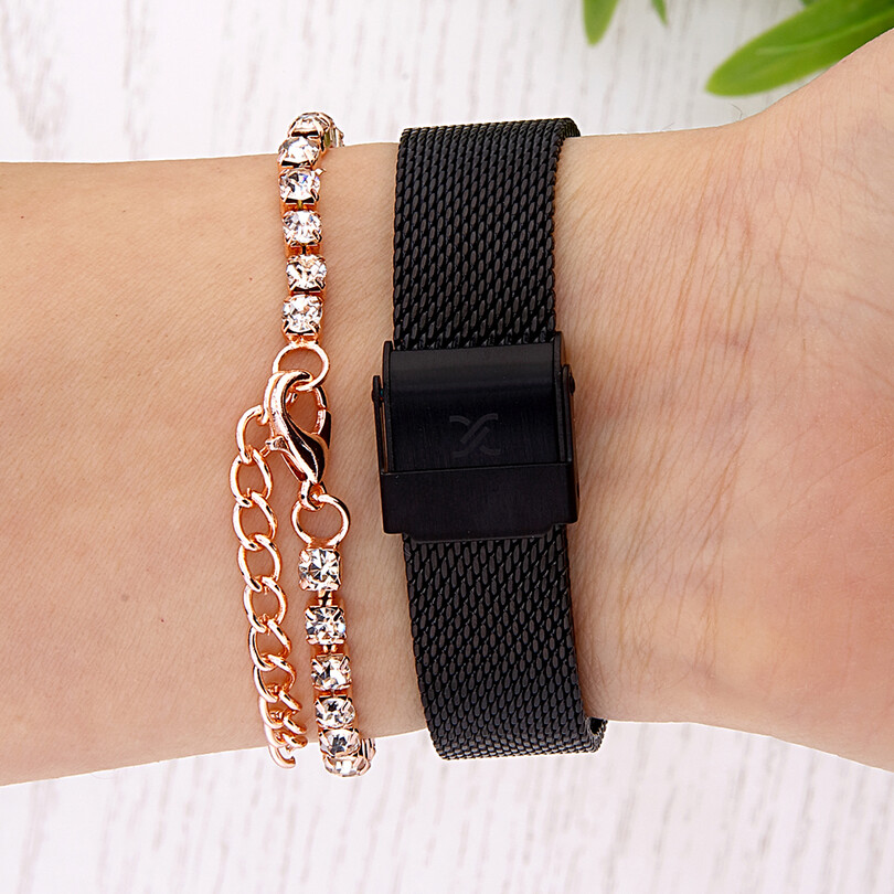 DK.1.12912.5 Bileklik Hediyeli Kadın Kol Saati - Thumbnail