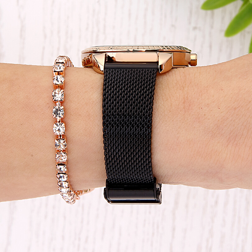 DK.1.12912.5 Bileklik Hediyeli Kadın Kol Saati - Thumbnail