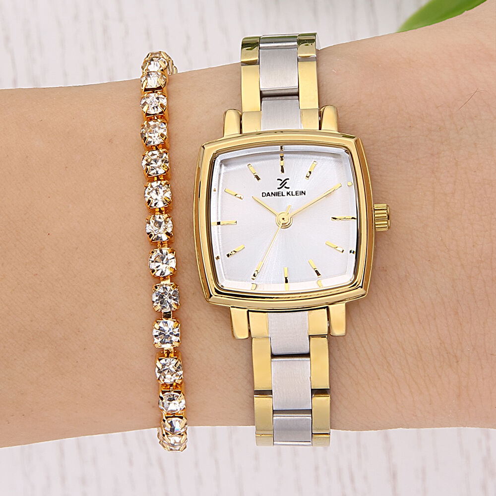 DKE.1.10677-5 Bileklik Hediyeli Kadın Kol Saati