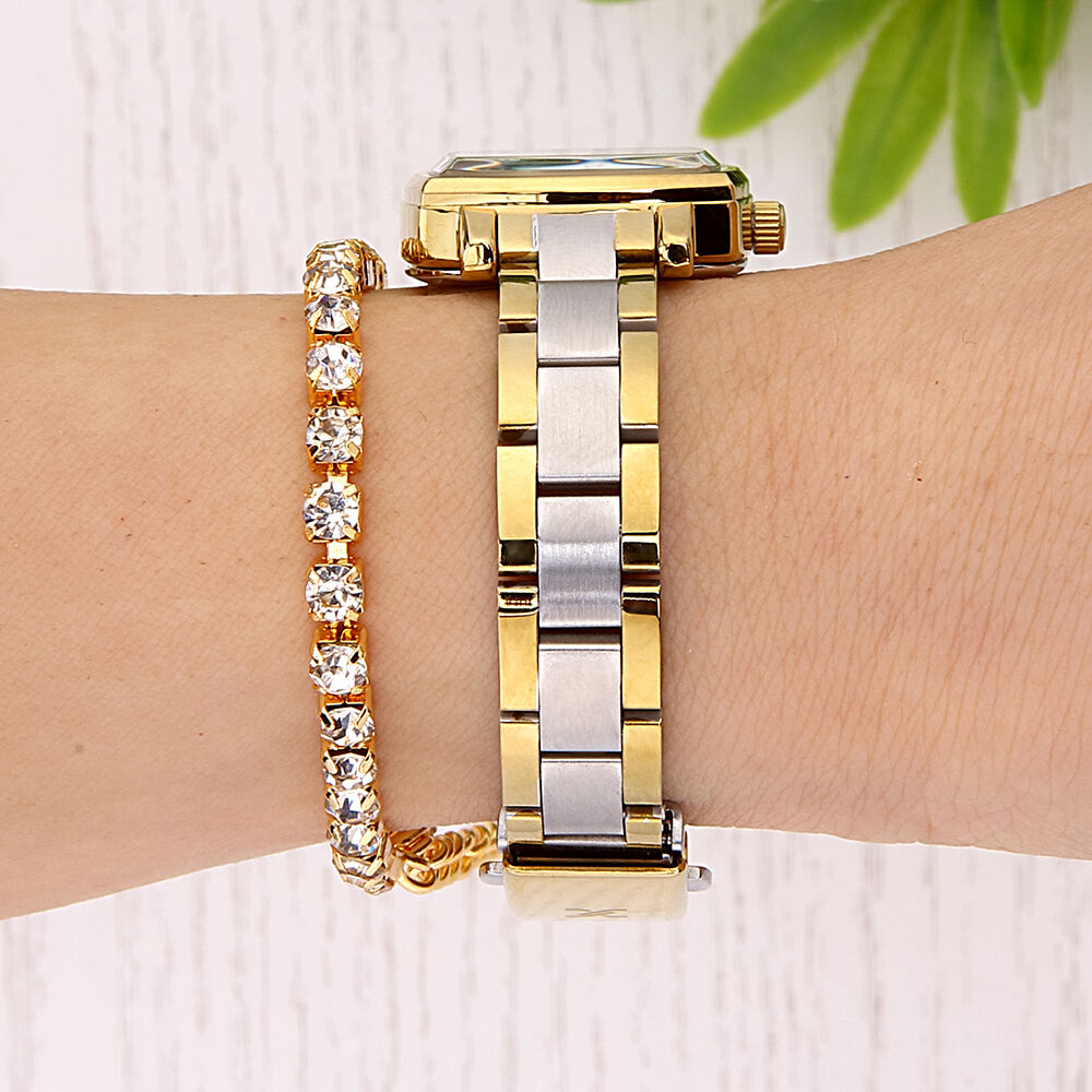 DKE.1.10677-6 Bileklik Hediyeli Kadın Kol Saati