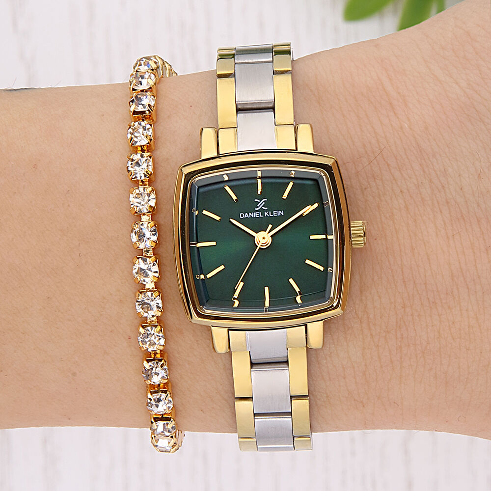 DKE.1.10677-6 Bileklik Hediyeli Kadın Kol Saati