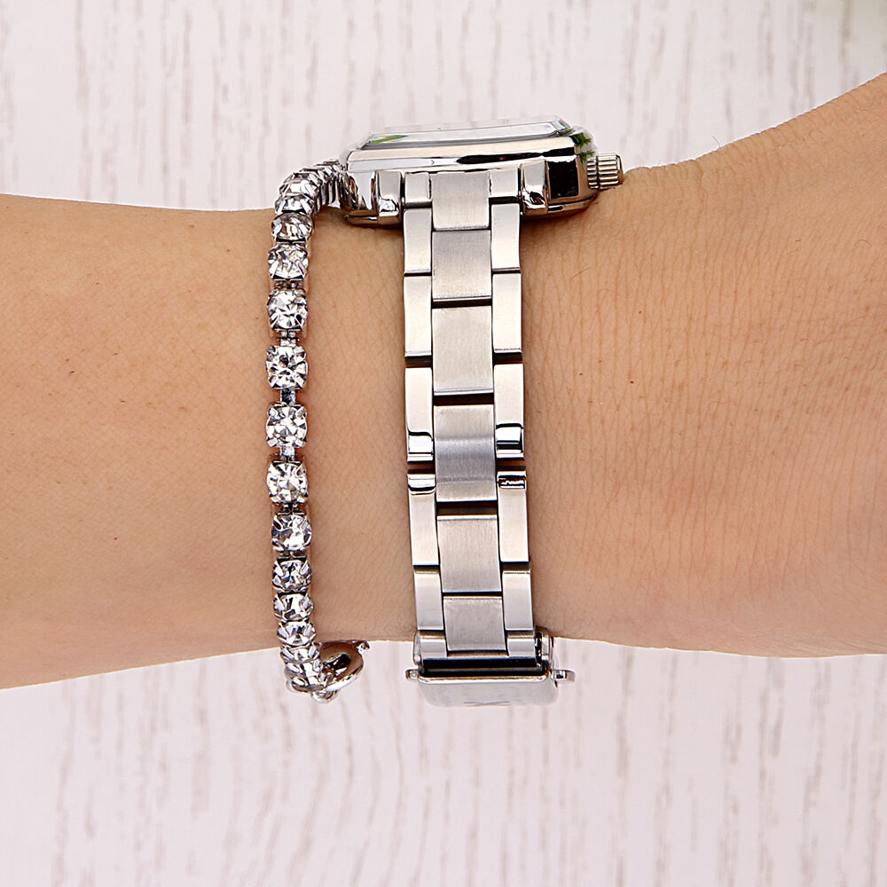 DKE.1.10677-8 Bileklik Hediyeli Kadın Kol Saati