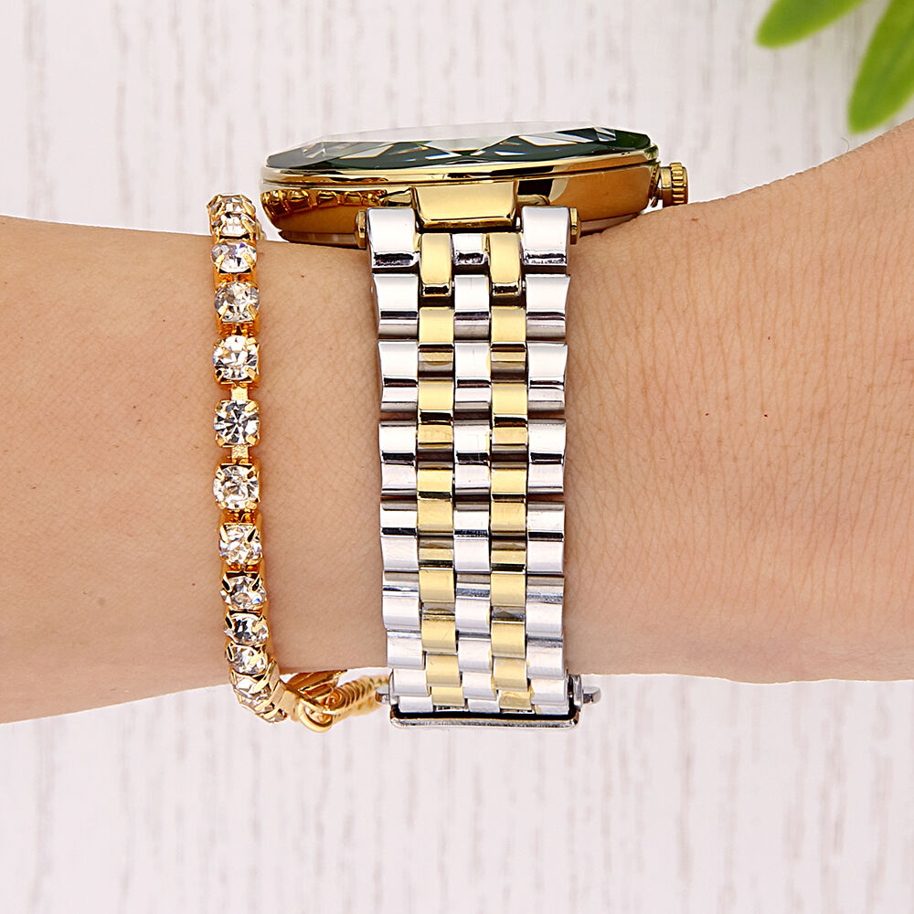 DKE.1.10811-4 Bileklik Hediyeli Kadın Kol Saati