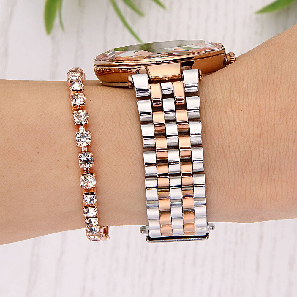 DKE.1.10811-6 Bileklik Hediyeli Kadın Kol Saati