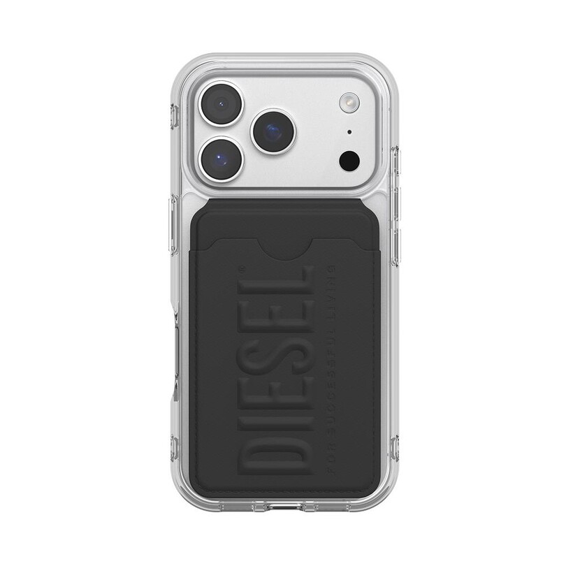 Diesel 3D Biscotto Magsafe Kartlıklı Stand - Siyah - Thumbnail