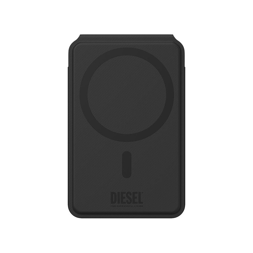 Diesel 3D Biscotto Magsafe Kartlıklı Stand - Siyah - Thumbnail
