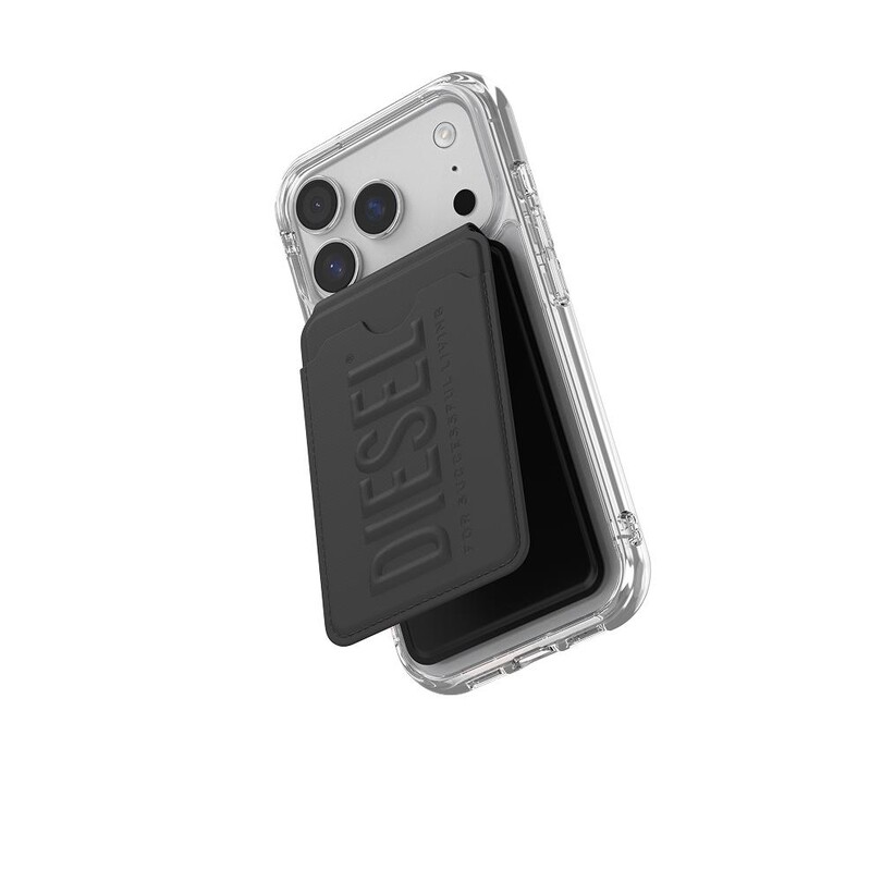 Diesel 3D Biscotto Magsafe Kartlıklı Stand - Siyah - Thumbnail