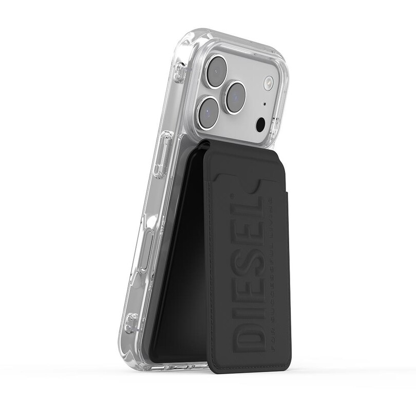 Diesel 3D Biscotto Magsafe Kartlıklı Stand - Siyah - Thumbnail