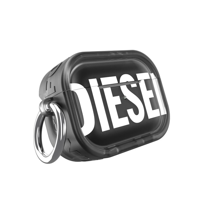 Diesel AirPods Pro / Pro 2 için Biscotto Bumper Kılıf - Siyah - Thumbnail