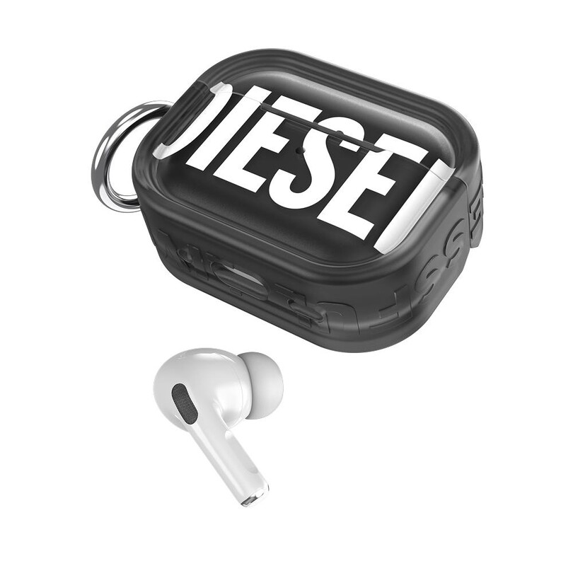 Diesel AirPods Pro / Pro 2 için Biscotto Bumper Kılıf - Siyah - Thumbnail